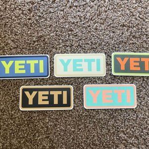 Authentic YETI Stickers